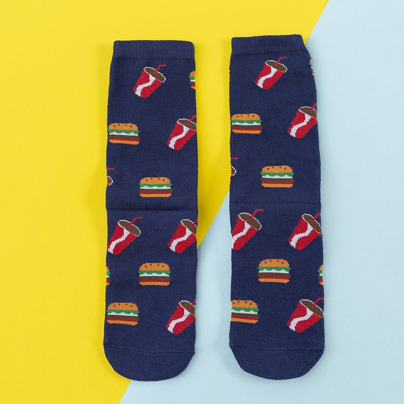 Burgers & Pop Funky Socks – Funky Socks Inc